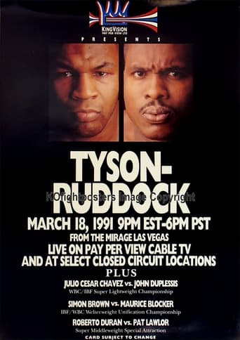 Poster of Mike Tyson vs Donovan Razor Ruddock I