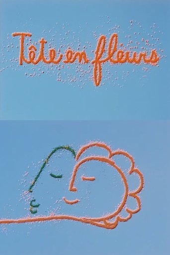 Tête en fleurs Poster of Tête en fleurs