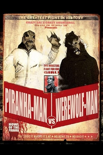 Poster of Piranha-Man Versus WereWolf-Man: Howl of the Piranha
