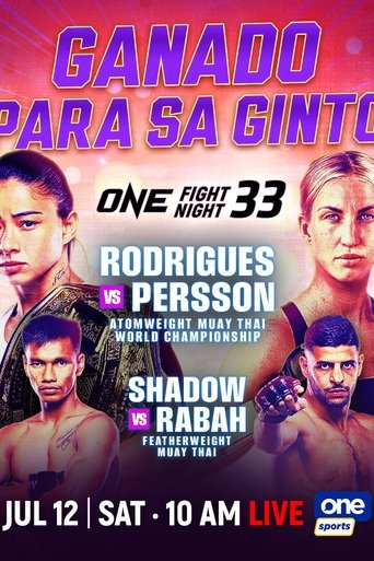 Poster of ONE Fight Night 33: Rodrigues vs. Persson