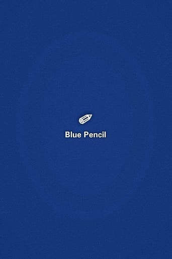 Poster of blue pencil