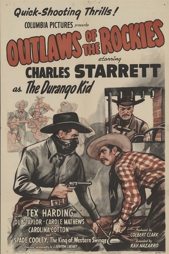 Poster of Outlaws of the Rockies