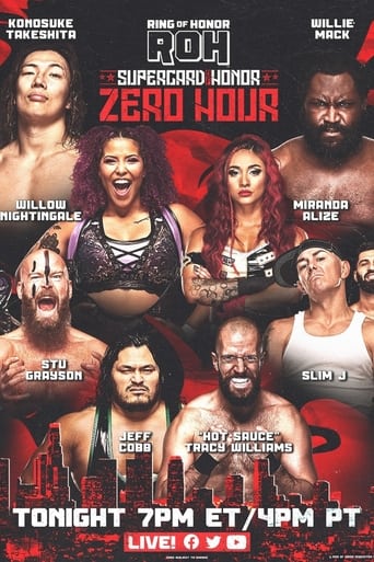 Poster of ROH Supercard of Honor: ZERO HOUR