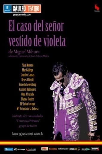 Poster of El caso del señor vestido de violeta