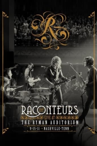 Poster of The Raconteurs - Live at the Ryman Auditorium