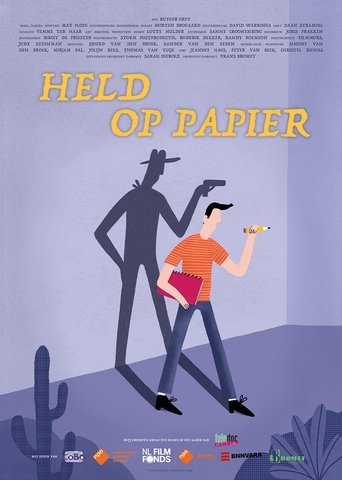 Poster of Held op papier