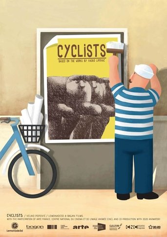 Cyclists Poster of Cyclists