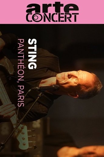 Poster of Sting at the Pantheon in Paris 50 Years of FIP Radio