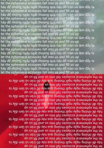 Poster of let the ephemeral ecstasies fall into us and fill us up