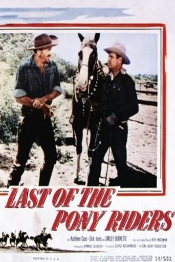 Poster of Last of the Pony Riders