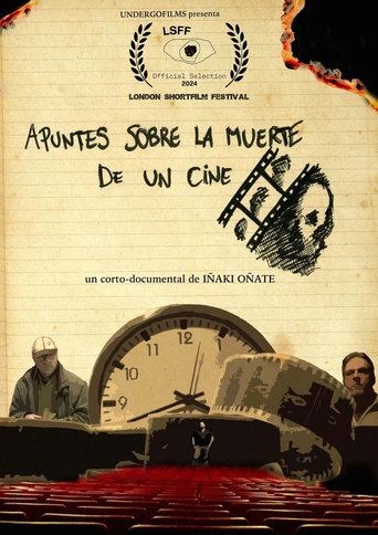 Poster of Apuntes sobre la muerte de un cine