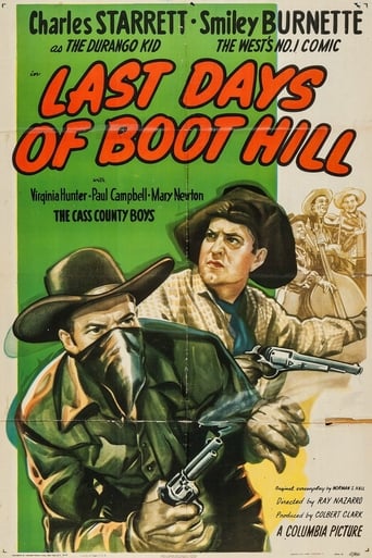 Poster of Last Days of Boot Hill