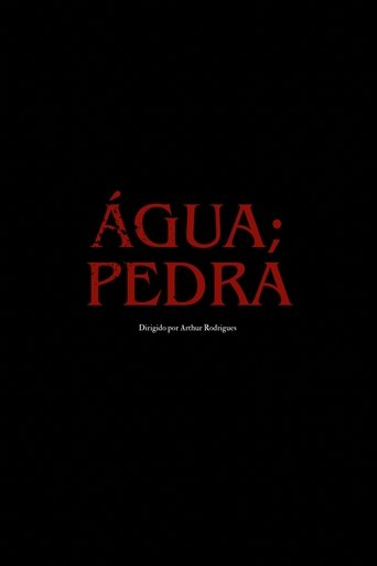 Poster of água; pedra