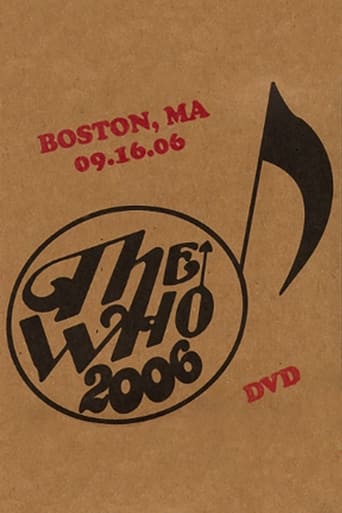 Poster of The Who: Boston 9/16/2006