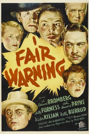 Fair Warning Poster of Fair Warning