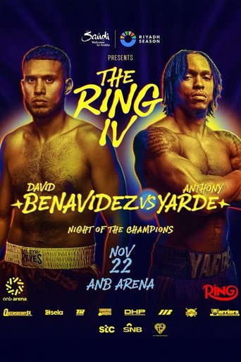 Poster of David Benavidez vs. Anthony Yarde