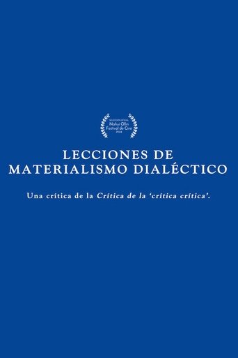 Poster of Lessons in dialectical materialism