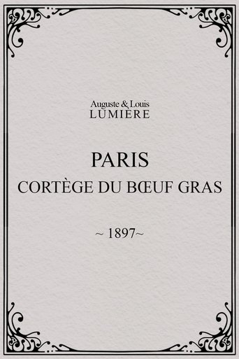 Poster of Paris, cortège du bœuf gras (char du prince du carnaval)