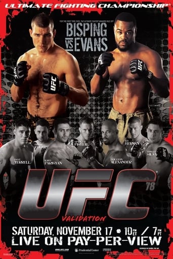 Poster of UFC 78: Validation