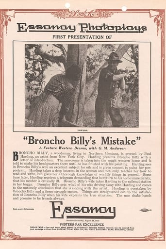 Poster of Broncho Billy's Mistake