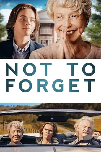 Poster of Not to Forget