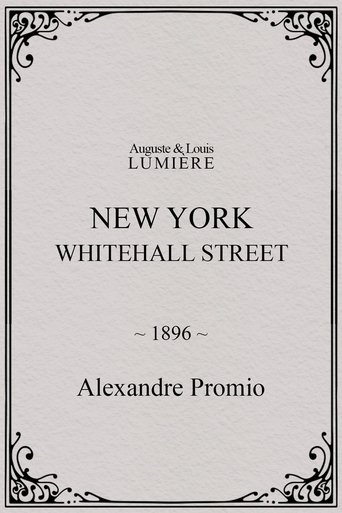 Poster of New York, Whitehall Street