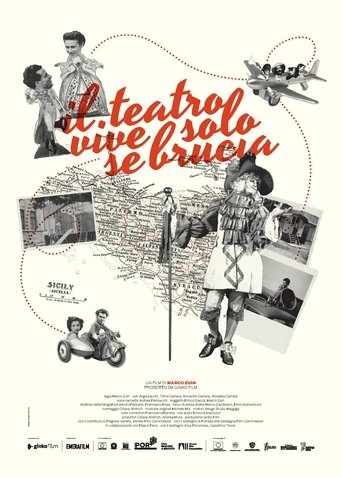 Poster of The Theatre Lives Only When It Burns
