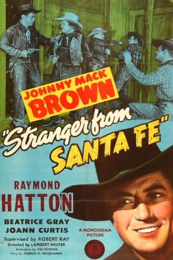 Poster of Stranger from Santa Fe