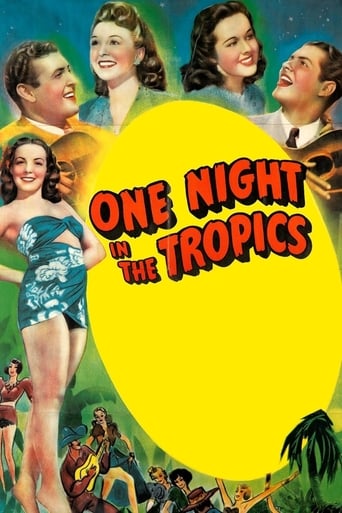 Poster of One Night in the Tropics
