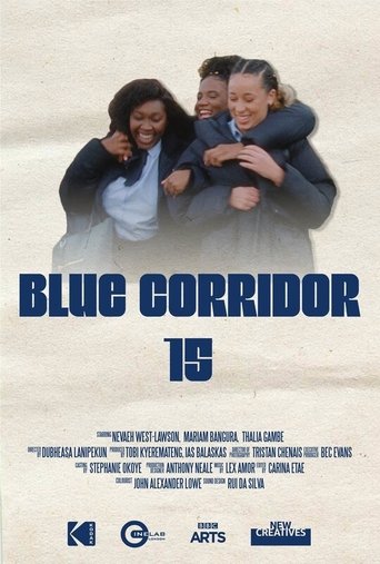 Blue Corridor 15 Poster of Blue Corridor 15