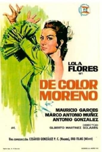 Poster of De color moreno