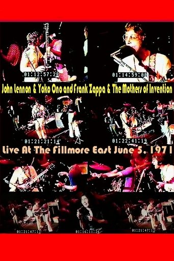 Poster of Frank Zappa, John Lennon & Yoko Ono: At Fillmore East