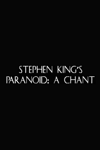 Poster of Paranoid: A Chant