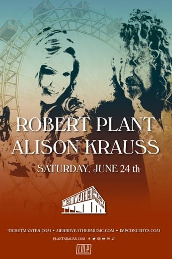 Poster of Robert Plant & Alison Krauss at Glastonbury
