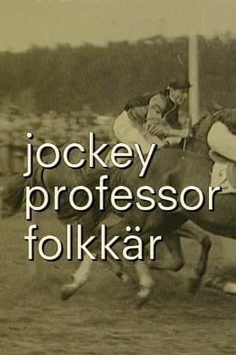 Poster of Jockey, professor och folkkär målare