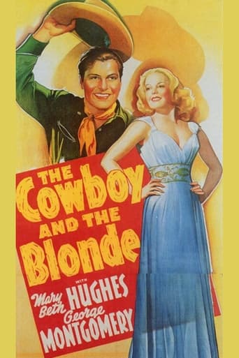 Poster of The Cowboy and the Blonde
