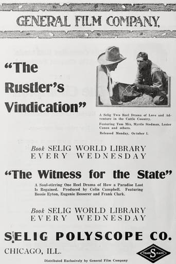 Poster of The Rustler's Vindication