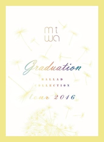 Poster of miwa - miwa ballad collection tour 2016 ~graduation~