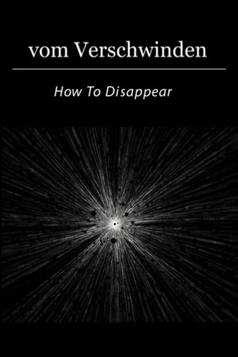 How To Disappear Poster of How To Disappear