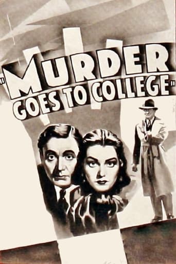 Poster of Murder Goes to College