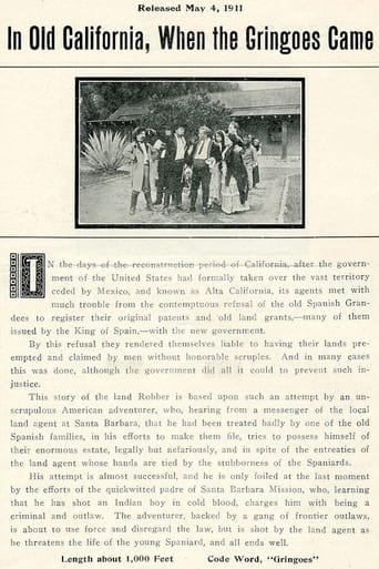 Poster of In Old California When the Gringos Came