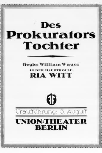 Poster of Des Prokurators Tochter