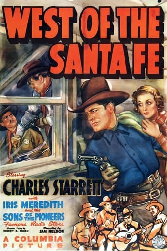 Poster of West of the Santa Fe