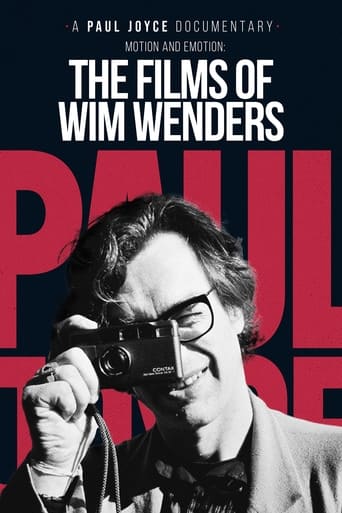 Poster of Motion and Emotion: The Films of Wim Wenders