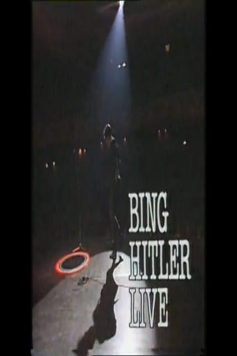 Poster of Bing Hitler - Live at the Glasgow Pavilion