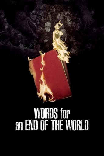 Poster of Words for an End of the World