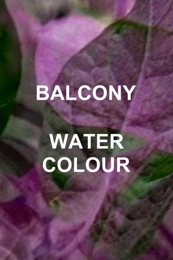 Balcony Water Colour Poster of Balcony Water Colour