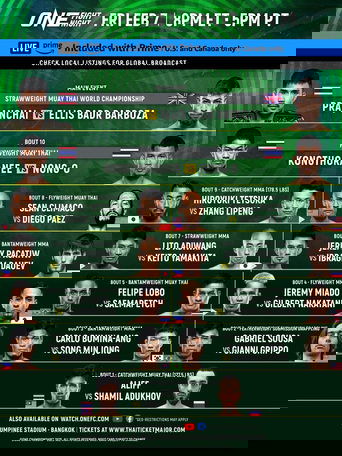 Poster of ONE Fight Night 28: Prajanchai vs. Barboza