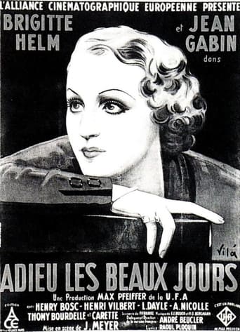 Poster of Adieu les beaux jours