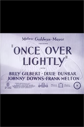 Poster of Once Over Lightly